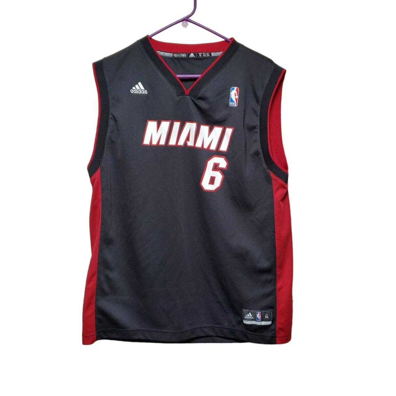 NBA, Shirts & Tops, Adidas Nba Miami Heat Lebron James Jersey