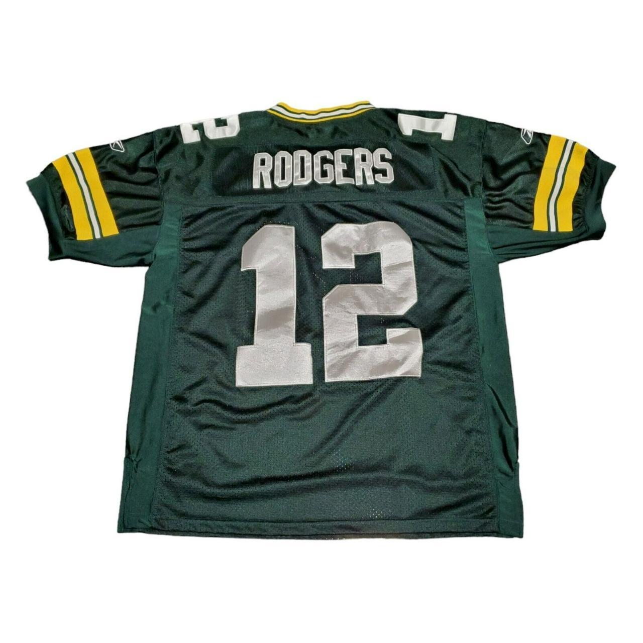 Aaron Rodgers Green Bay Packers Jersey #12 Reebok On - Depop