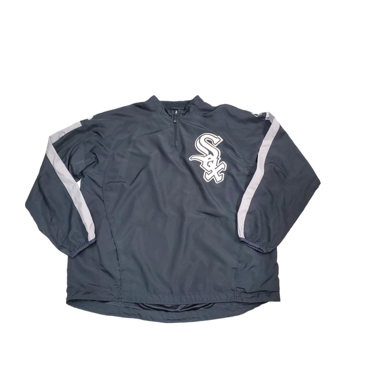 Chicago White Sox Jersey Womens Size Small Majestic Quarter Zip