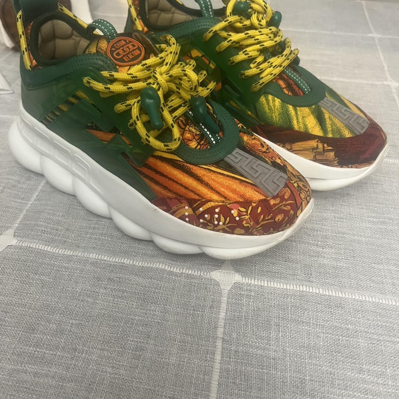 Versace chain reaction hot sale green yellow