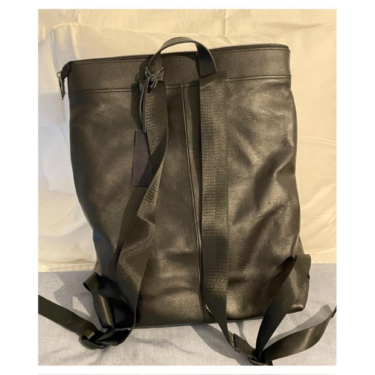 Real leather backpack from Zign Enough compartments Depop