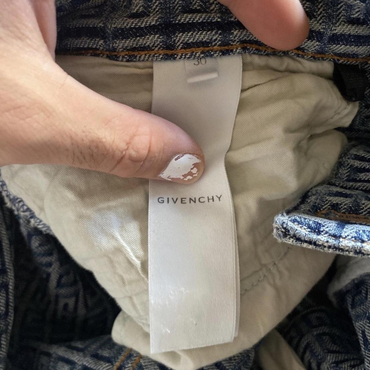 Givenchy 4G monogram logo denim Size | Depop