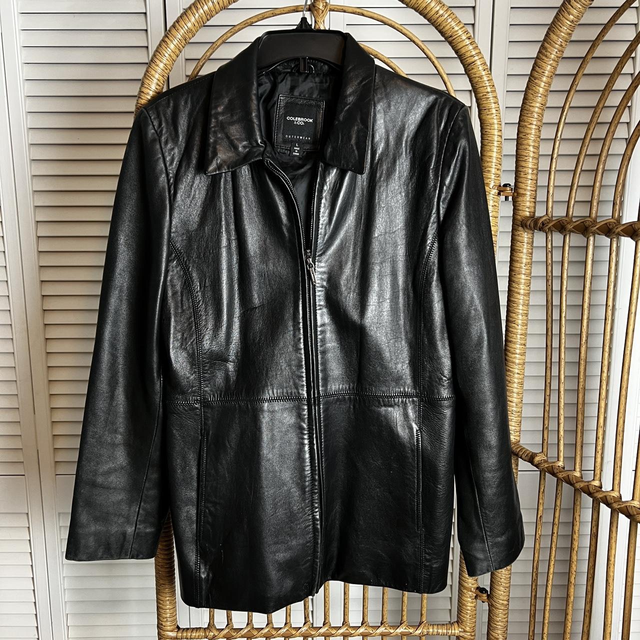 Colebrook and co outlet leather jacket