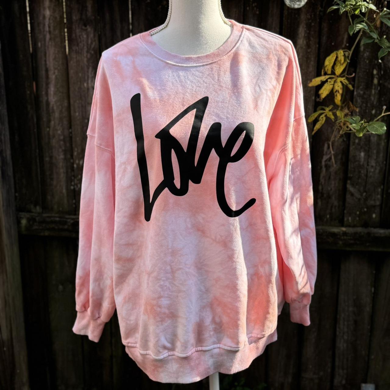 Oversized Lightweight Cozy Crewneck Tie-dye Depop