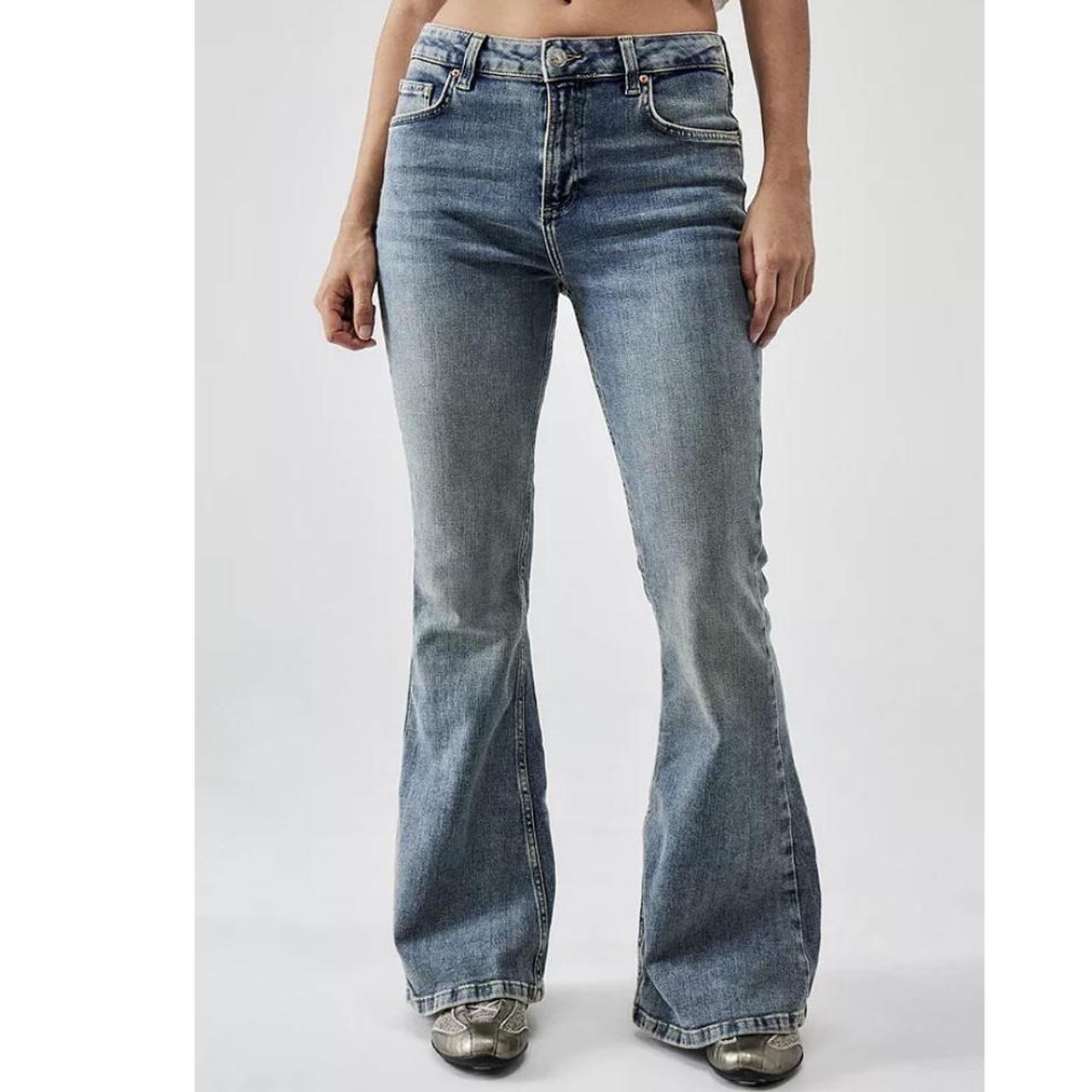 URBAN OUTFITTERS mid rise cowboy style flared jeans. Depop