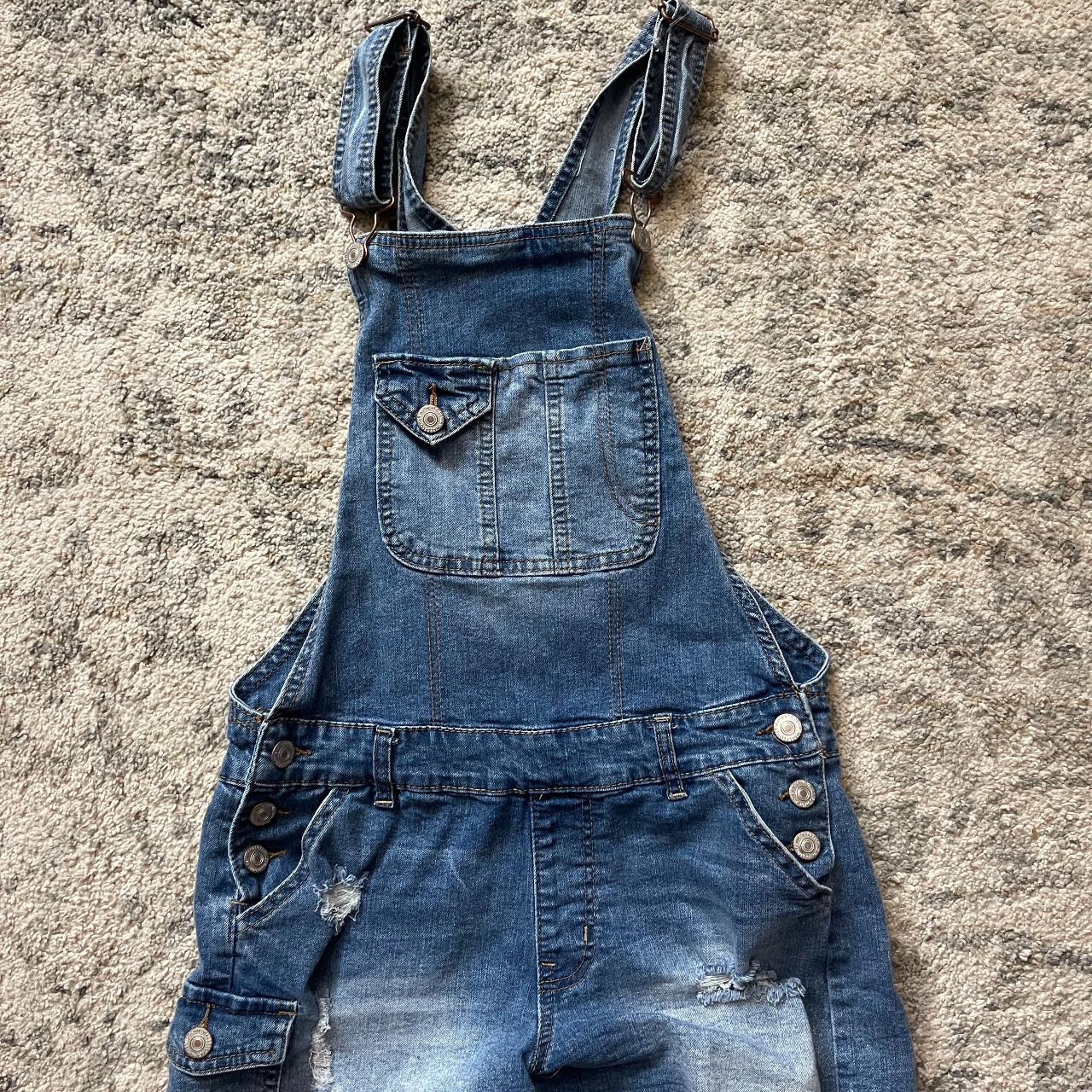 Wallflower denim overalls So cute just didn't fit me... - Depop