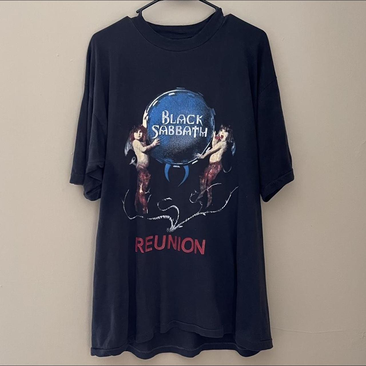 BLACK SABBATH REUNION TOUR 1999 Tシャツ Black Sabbath “ Reunion Tour “ 1999 Original Vintage Rock T