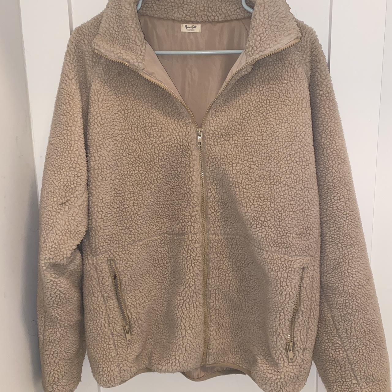 RARE fluffy Brandy Melville J Galt jacket. Worn