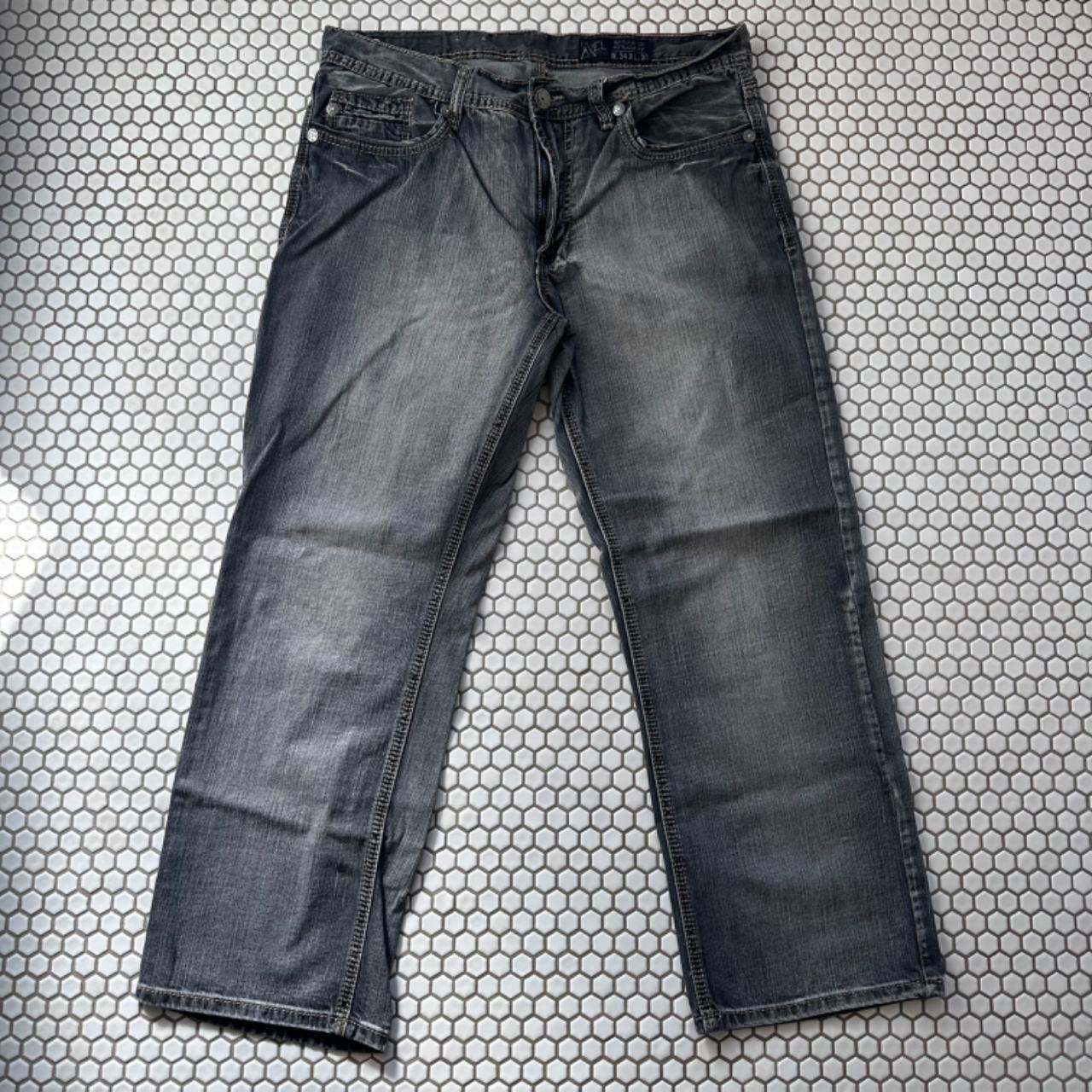 Y2K Essential Faded Black Jeans Measures:... - Depop
