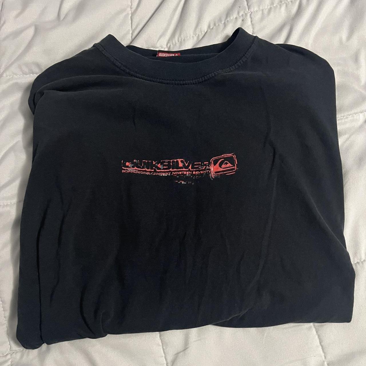 Vintage quicksilver tee XXL good condition with... - Depop