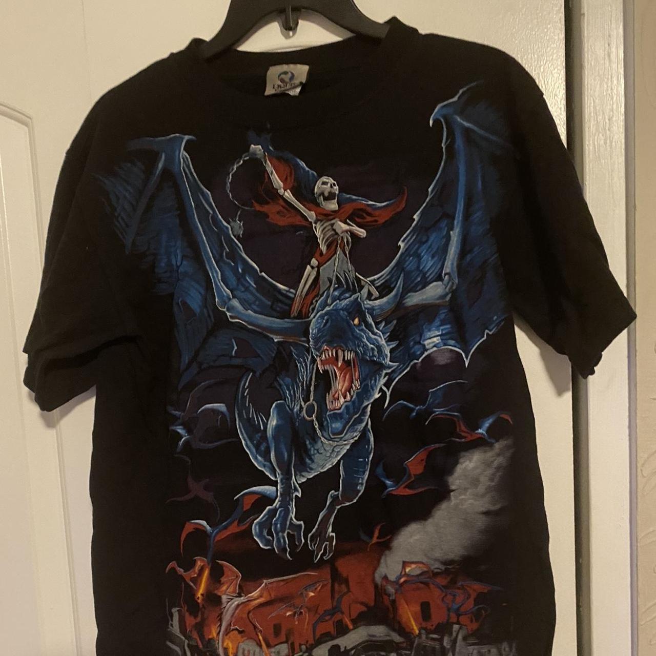 liquid blue Men’s multi T-shirt | Depop