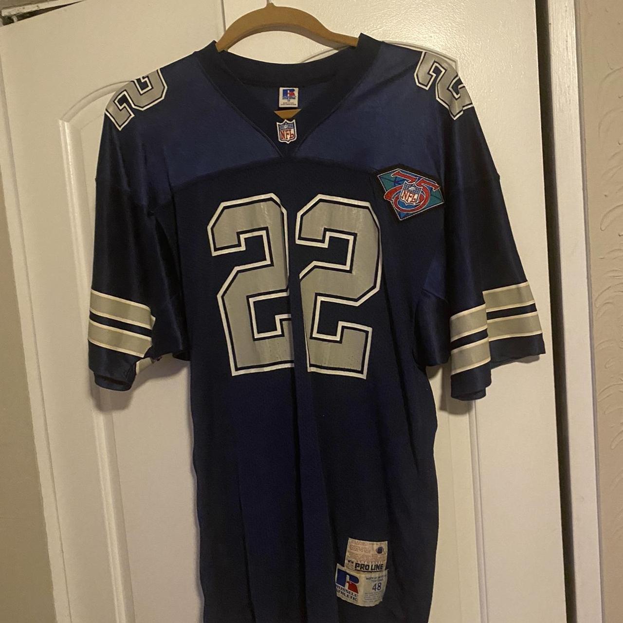 Vintage 90s Russell Pro Line NFL Dallas Cowboys Emmitt Smith Jersey