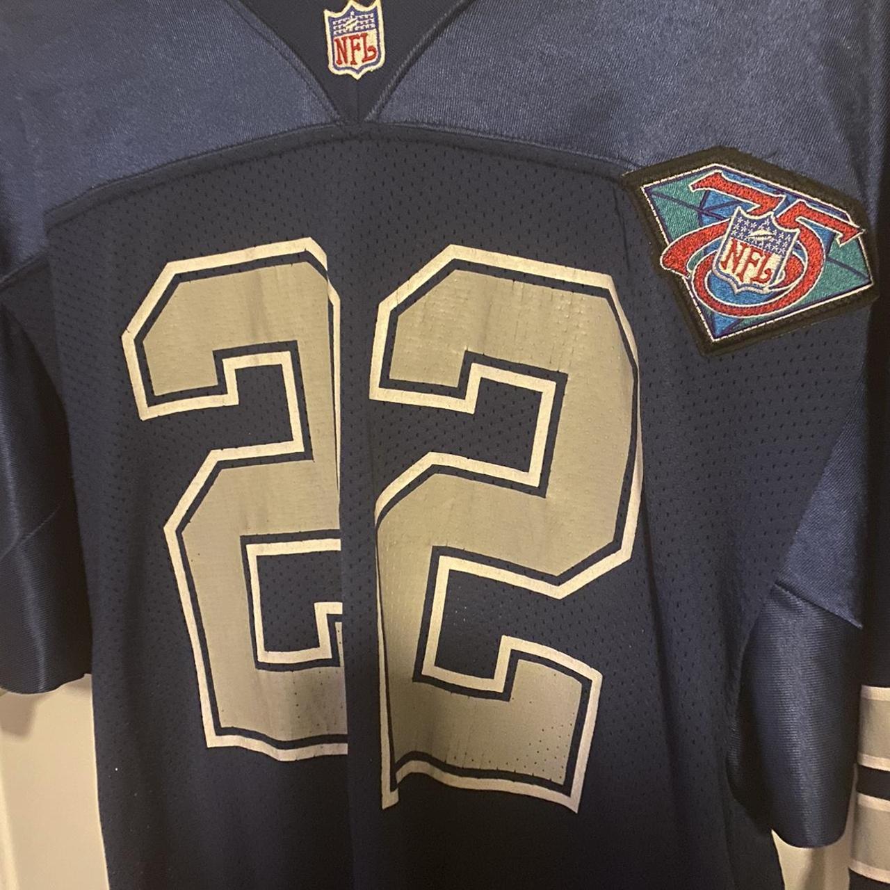 Vintage Emmitt Smith Dallas Cowboys Jersey With No - Depop