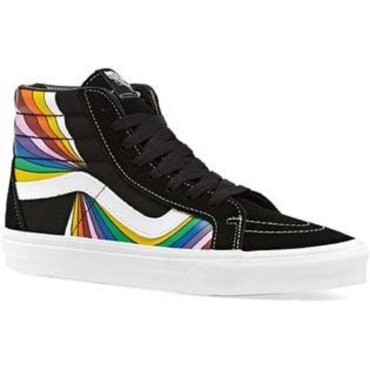 High top rainbow on sale vans