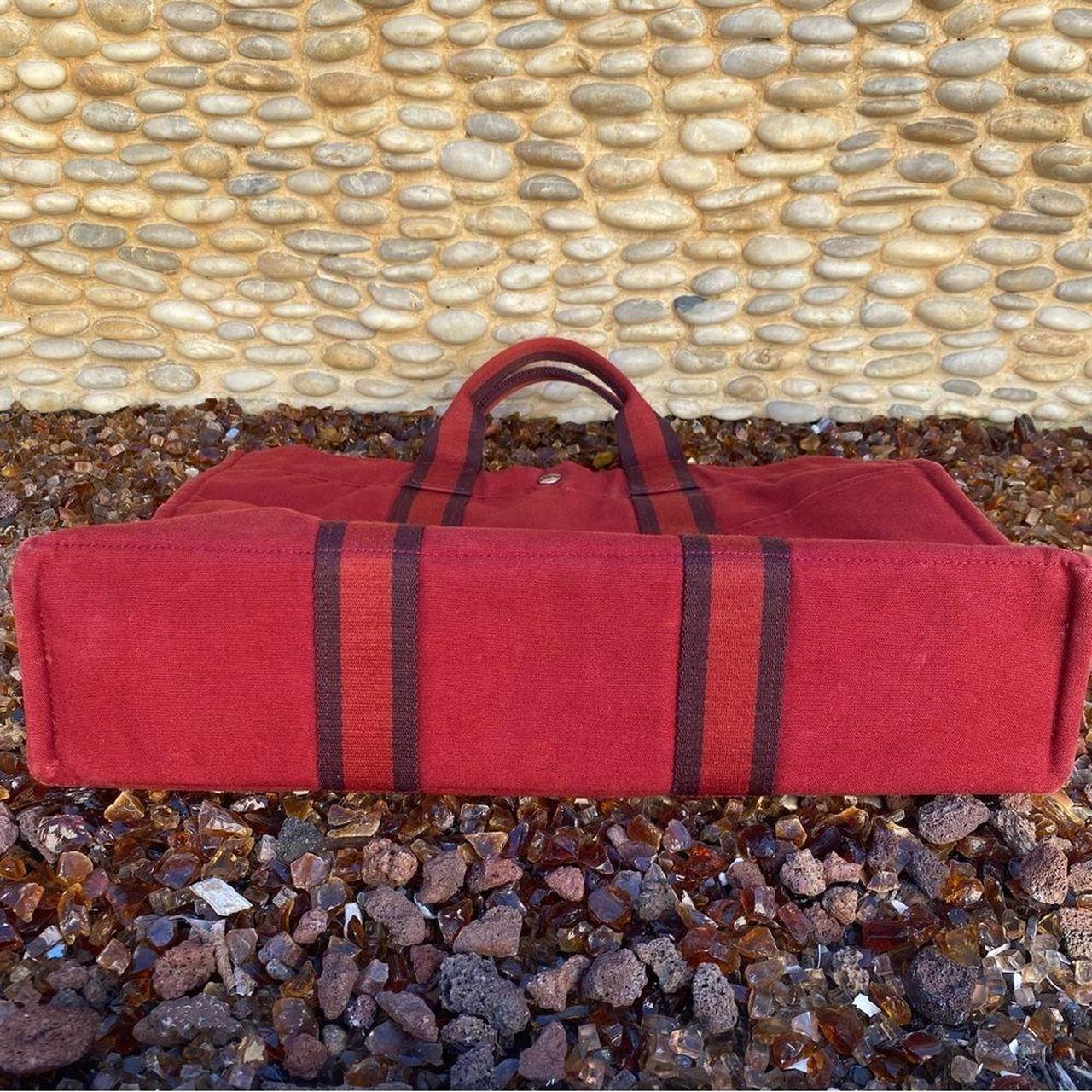 Hermes Hand Tote Bag Fourre Tout PM Red