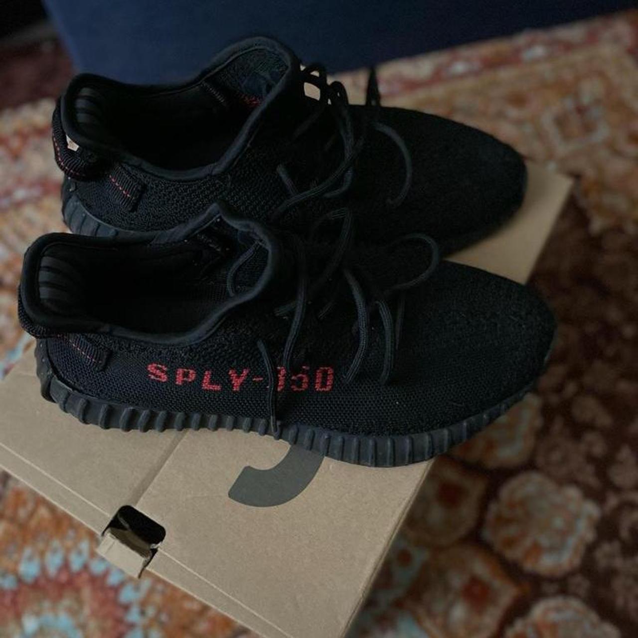 Yeezy Men's Black Trainers Depop