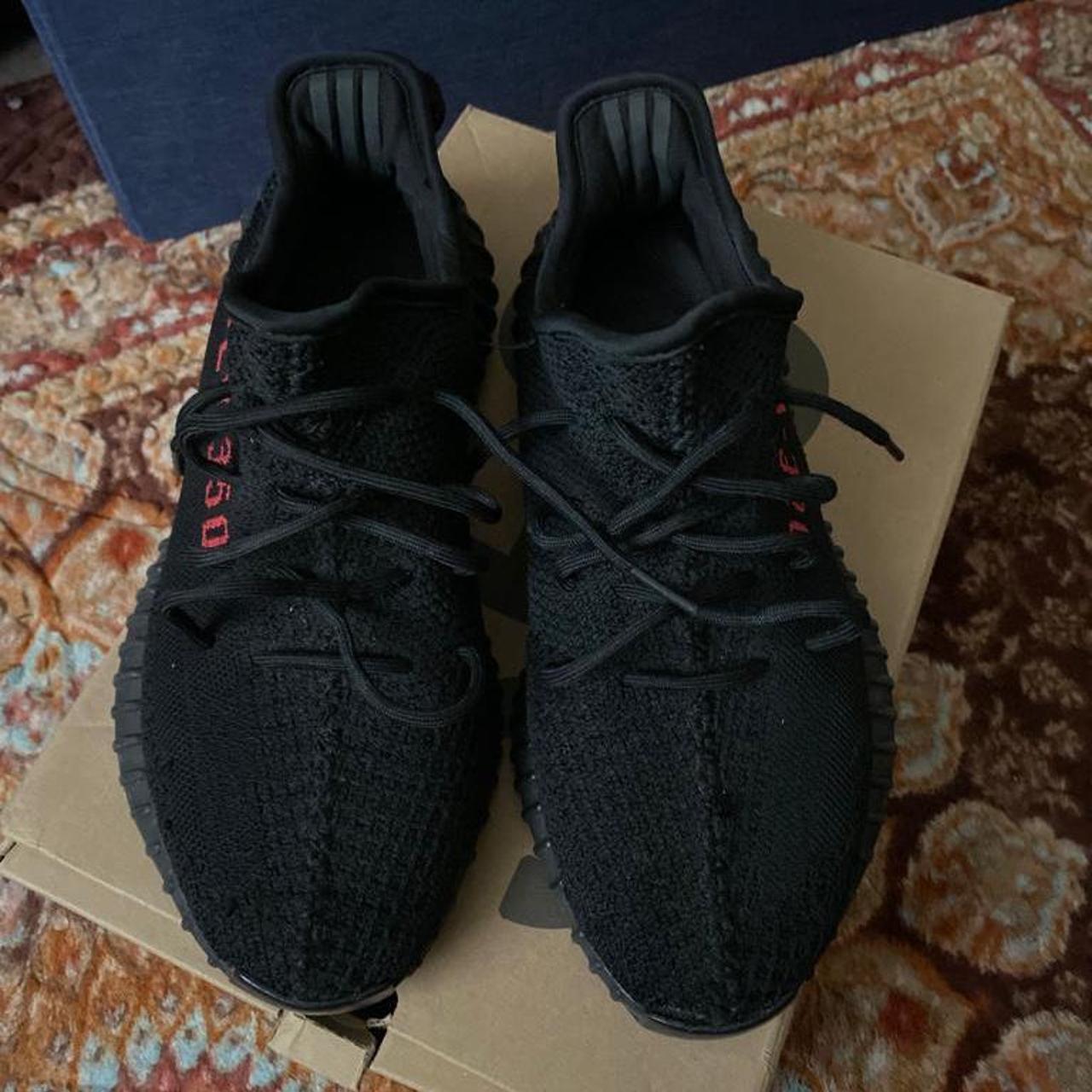 Yeezy Men's Black Trainers Depop