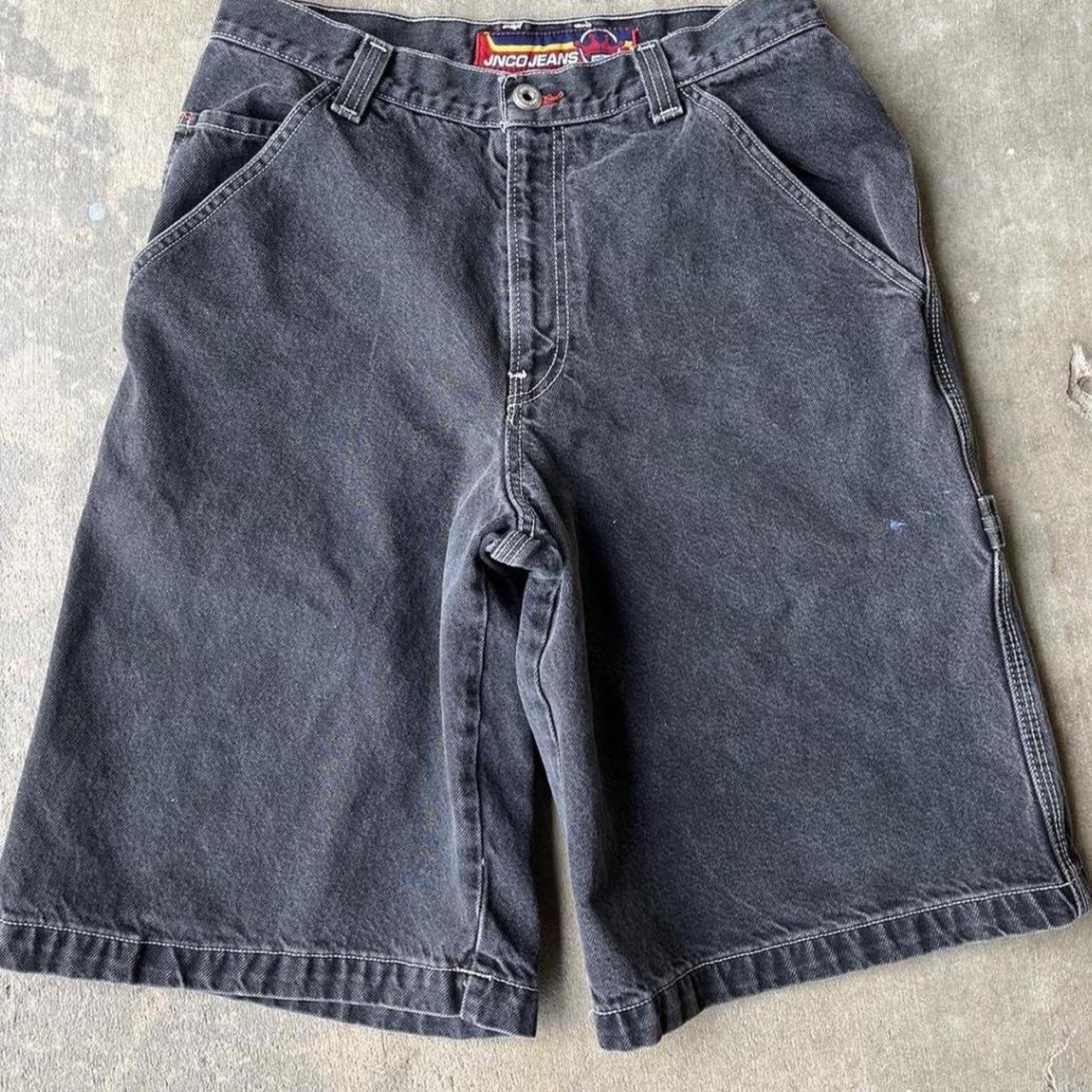 JNCO embroidered tribal crown carpenter jorts ON... - Depop