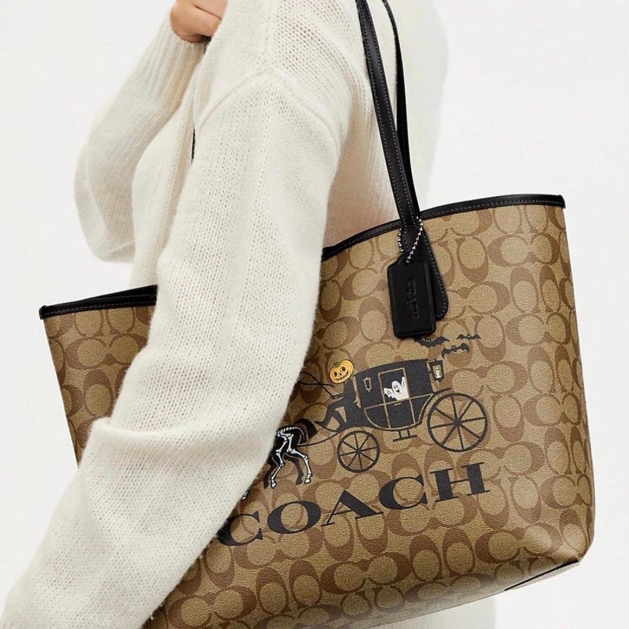 Coach City Tote In Signature Canvas shops With Halloween