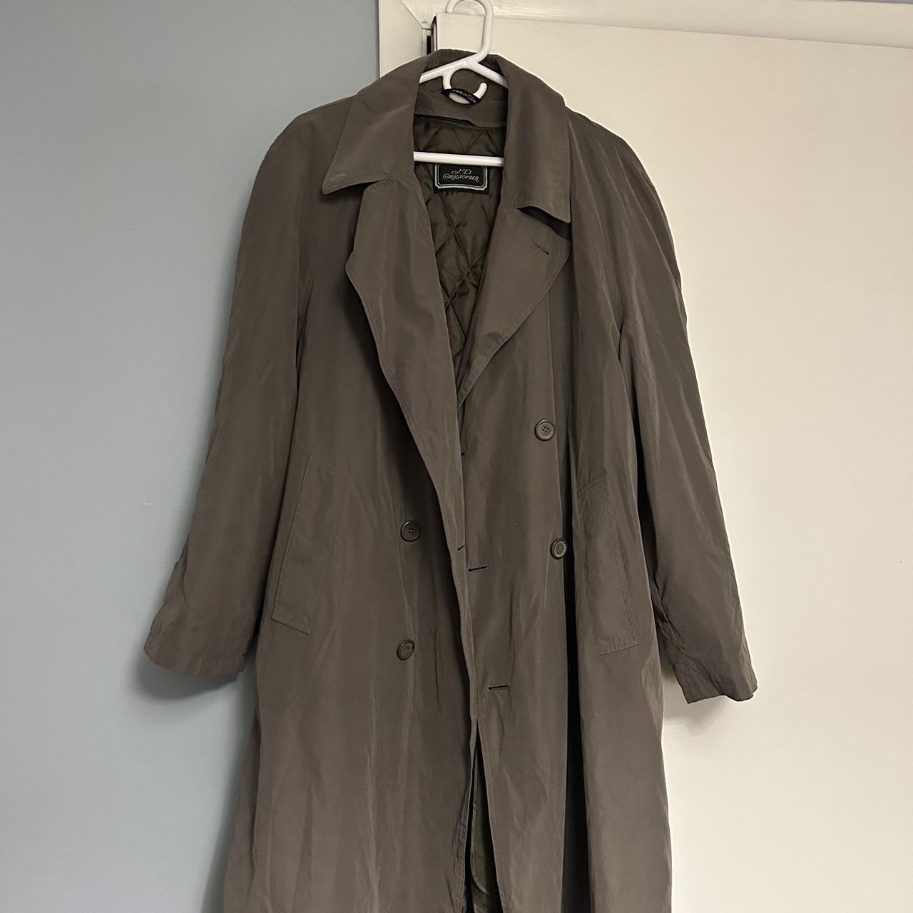 Oversized Trench 🧥 Dark Olive Green - Depop