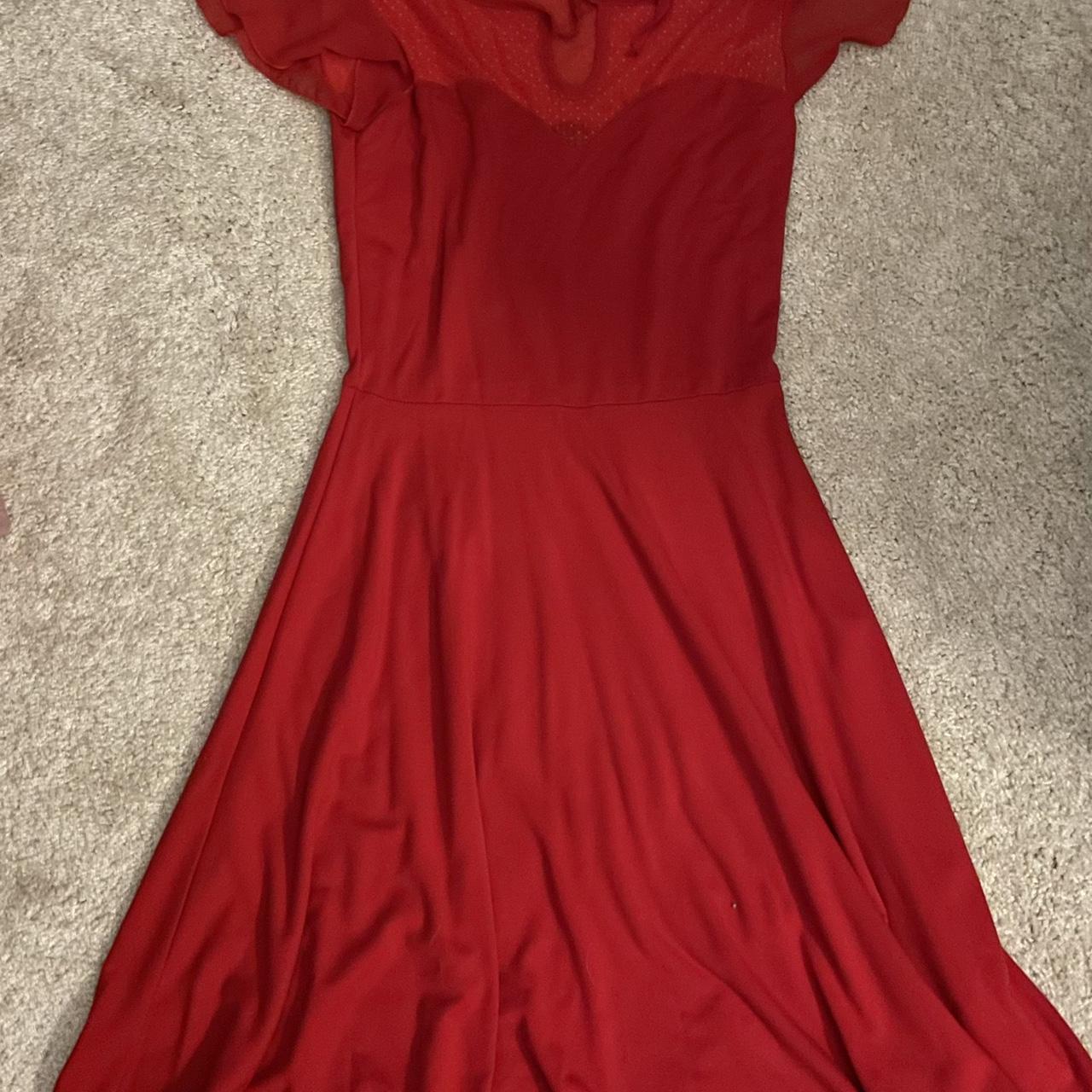 Alternative Apparel Women's Red Dress Depop