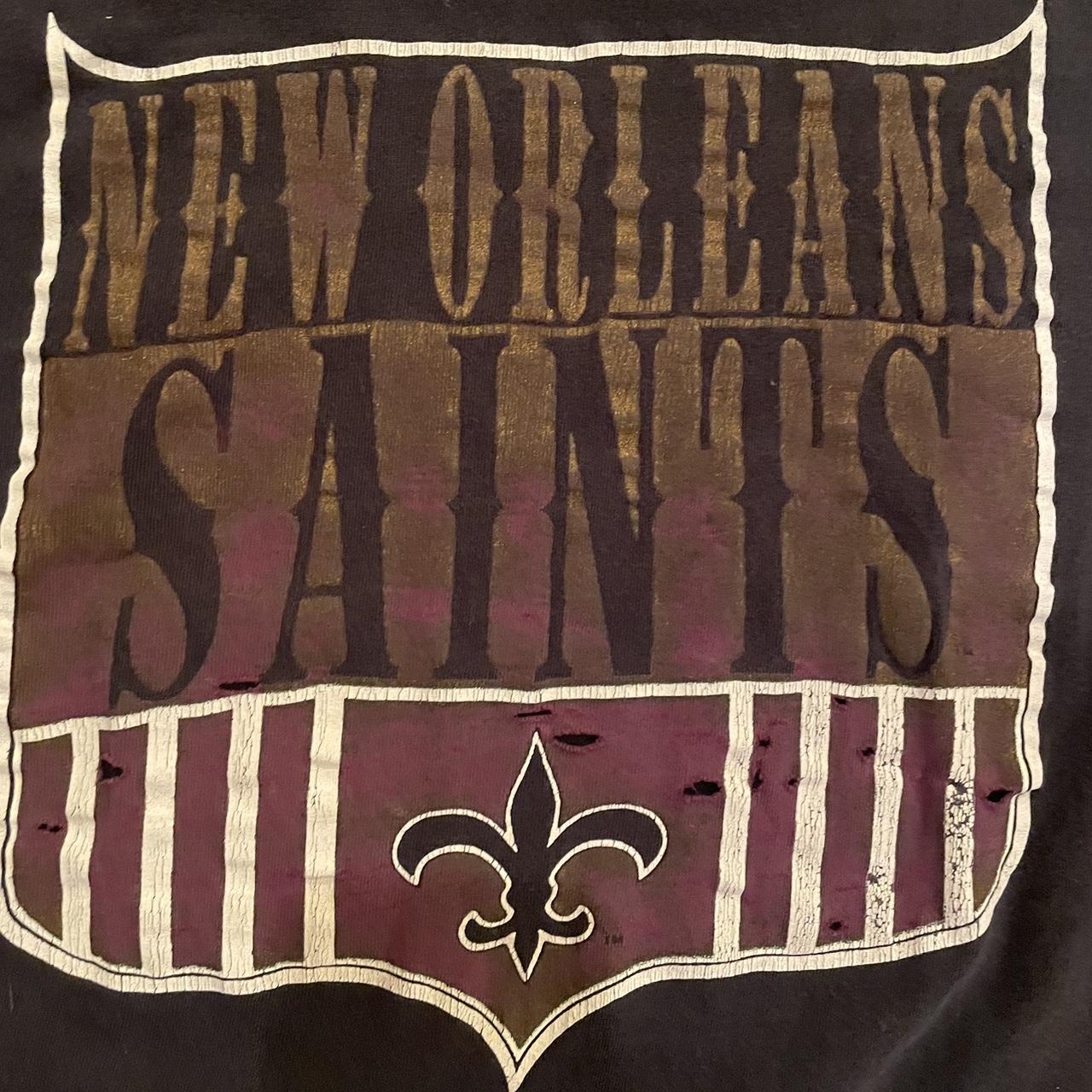 Dead stock New Orleans Saints tee- A great big tee - Depop