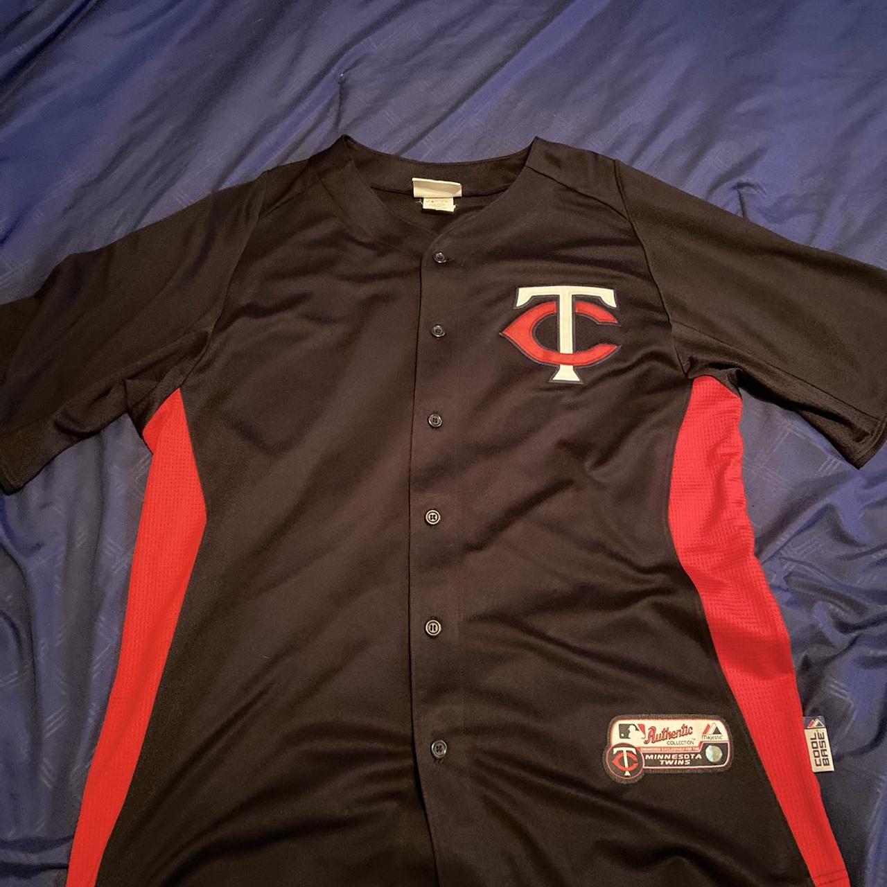Twins baseball Jersey super dope jersey size medium - Depop