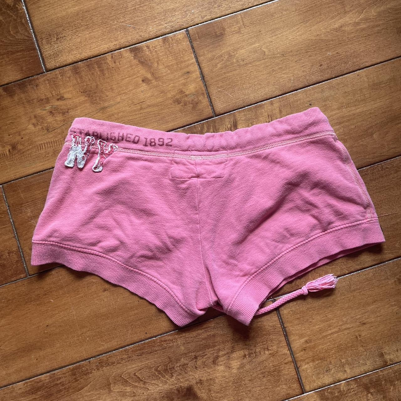 Abercrombie & Fitch Women's Pink Shorts | Depop