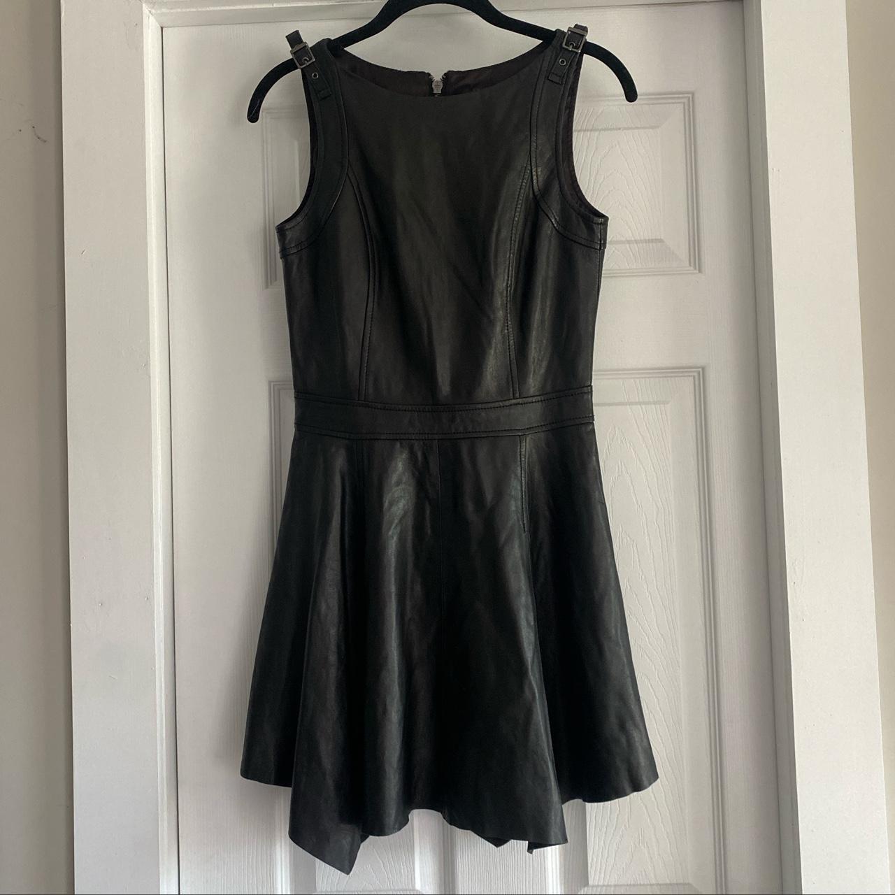 Armani exchange hot sale leather dress