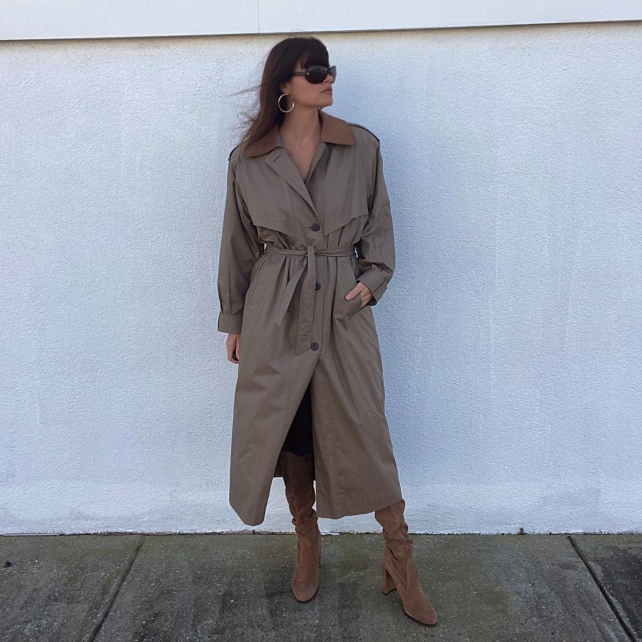 Vintage Trench coat Detachable liner - easily... - Depop