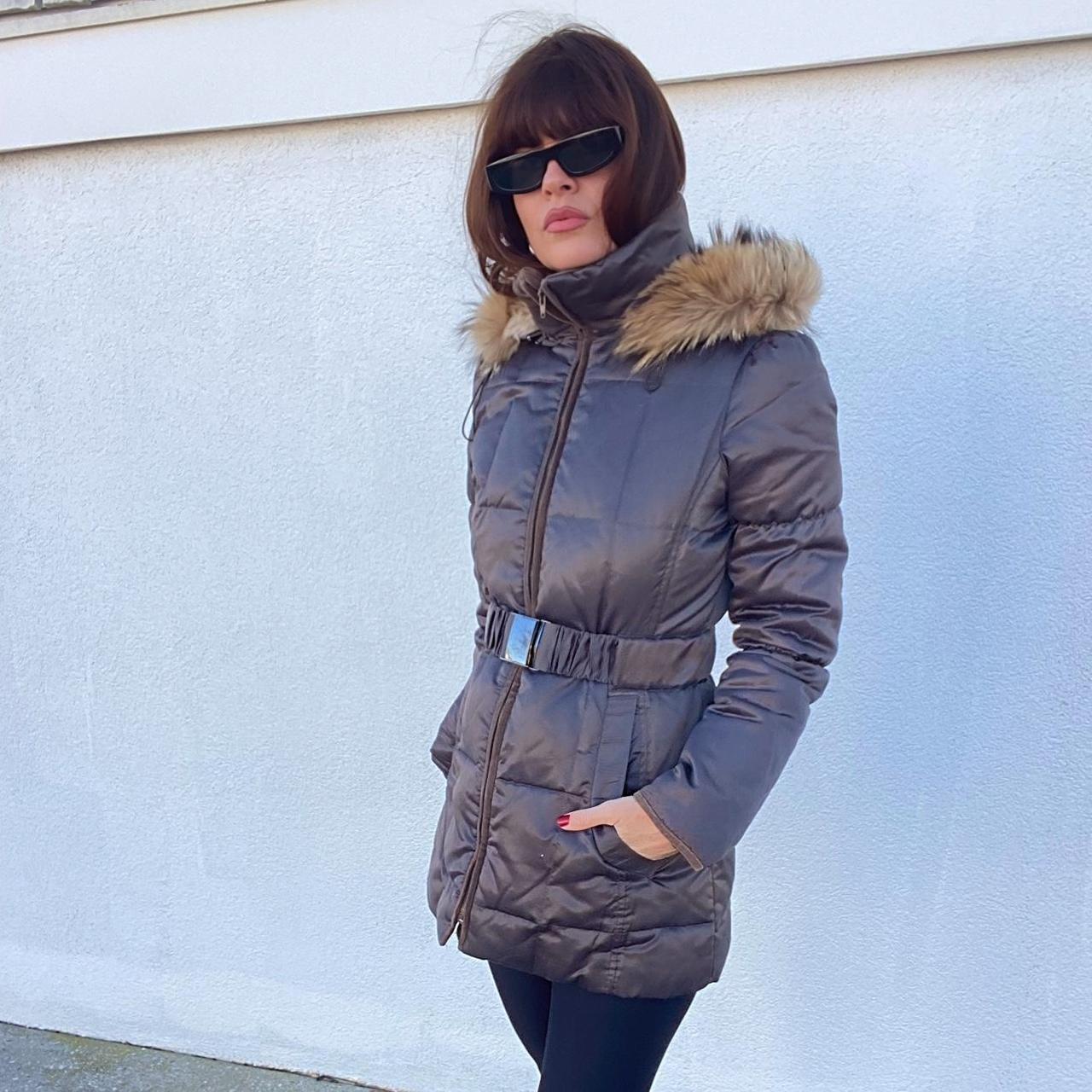 Vintage Puffer Coat Made by Laundry Shelli Segal. Depop