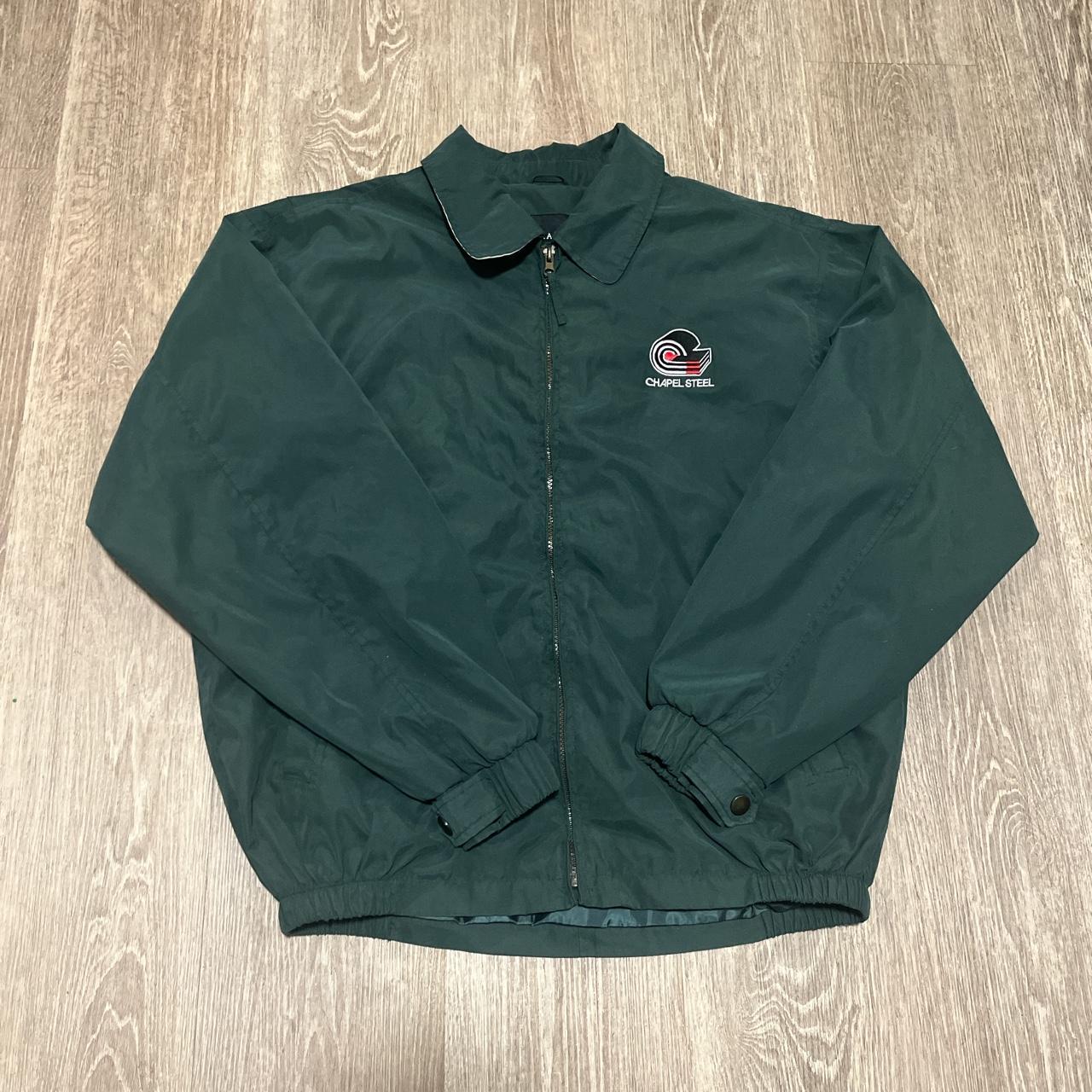 Men's Green and Red Jacket | Depop