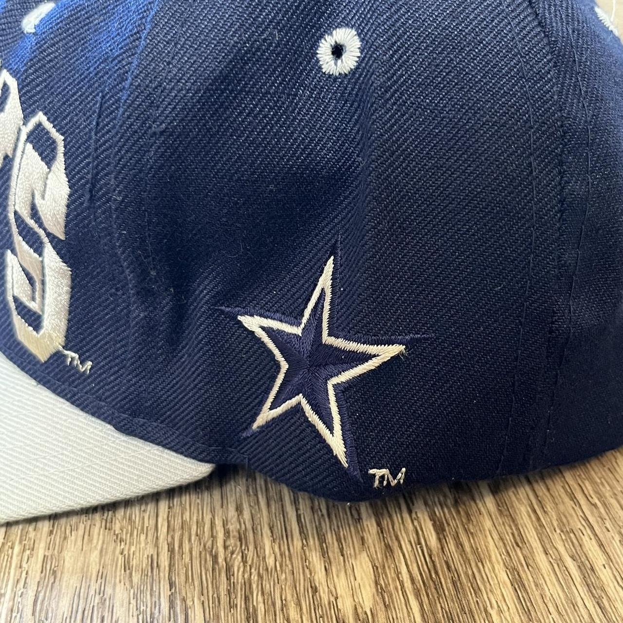 1990s dallas cowboys shark tooth hat good - Depop