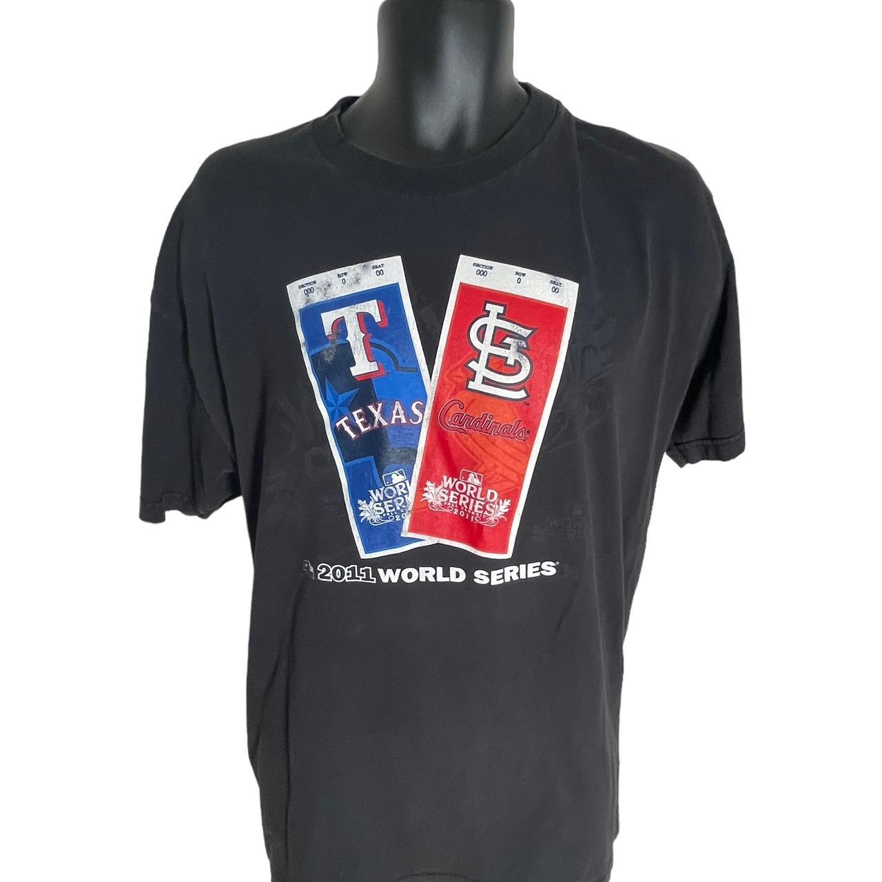 2011 World Series fall classic Texas Rangers T-shirt - Depop