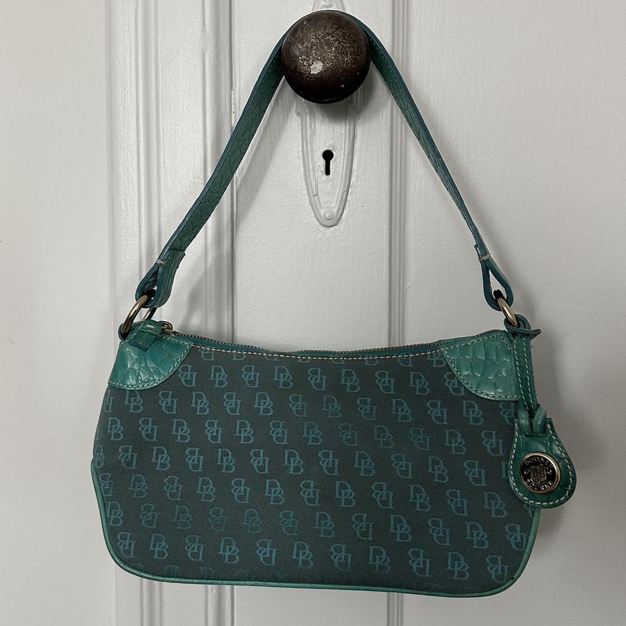 Rare teal shops Dooney and Bourke crossbody