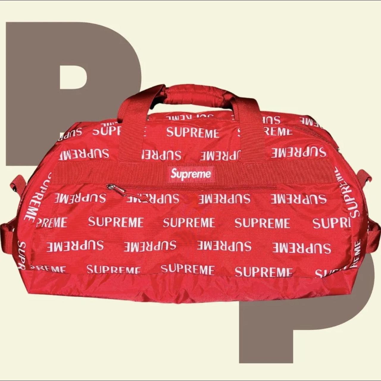 Supreme duffle-bag - Depop