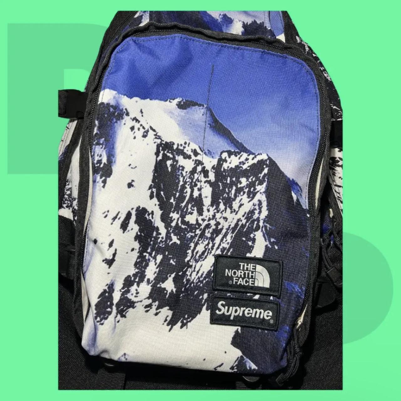Supreme The North Face Mountain Expedition Backpack Blue/White