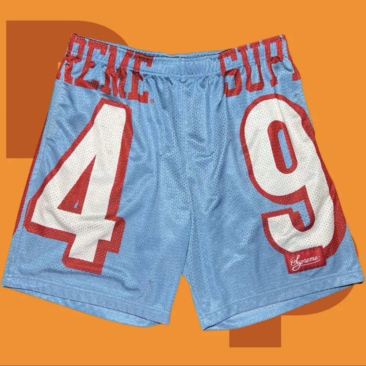 Blue sales supreme shorts