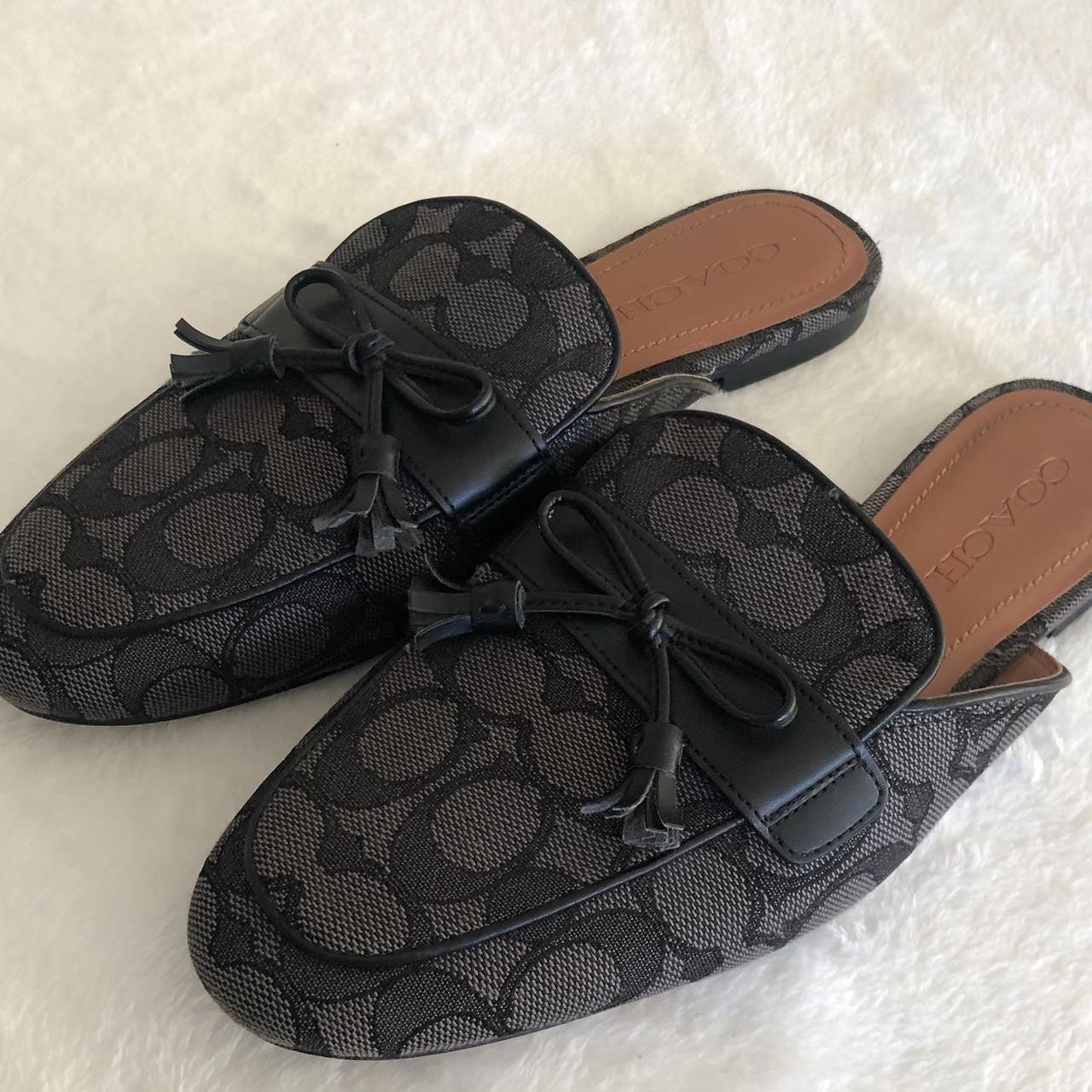 Coach Stassi Slide size US Women s 8. Coal black Depop