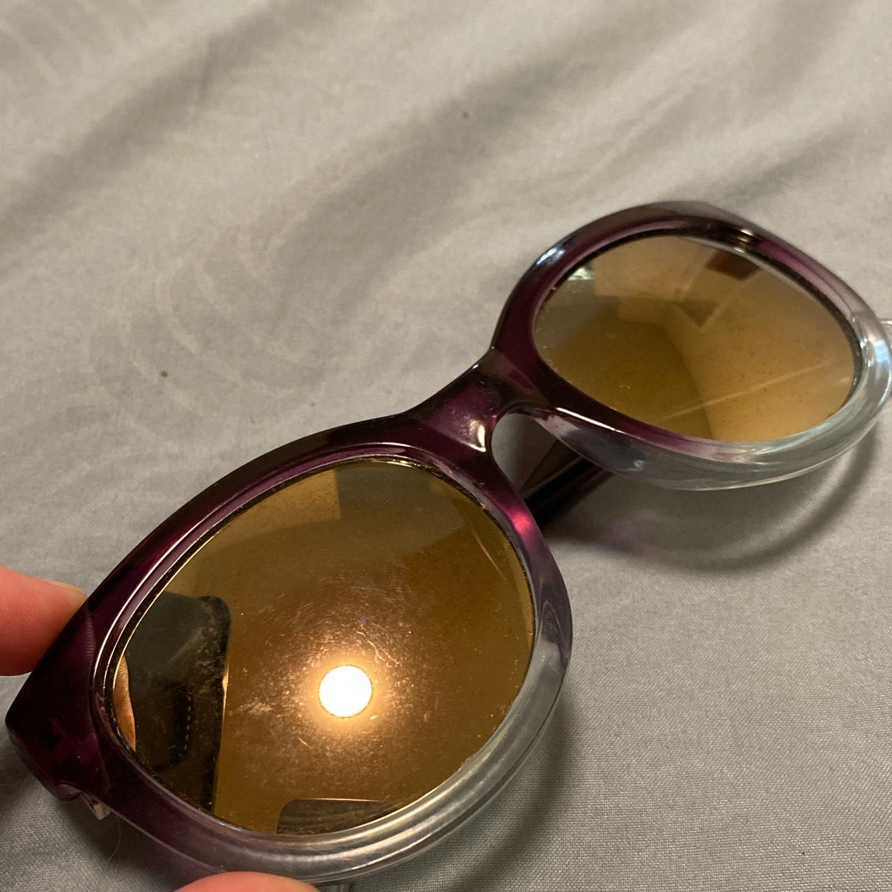 Purple & clear shades - Depop