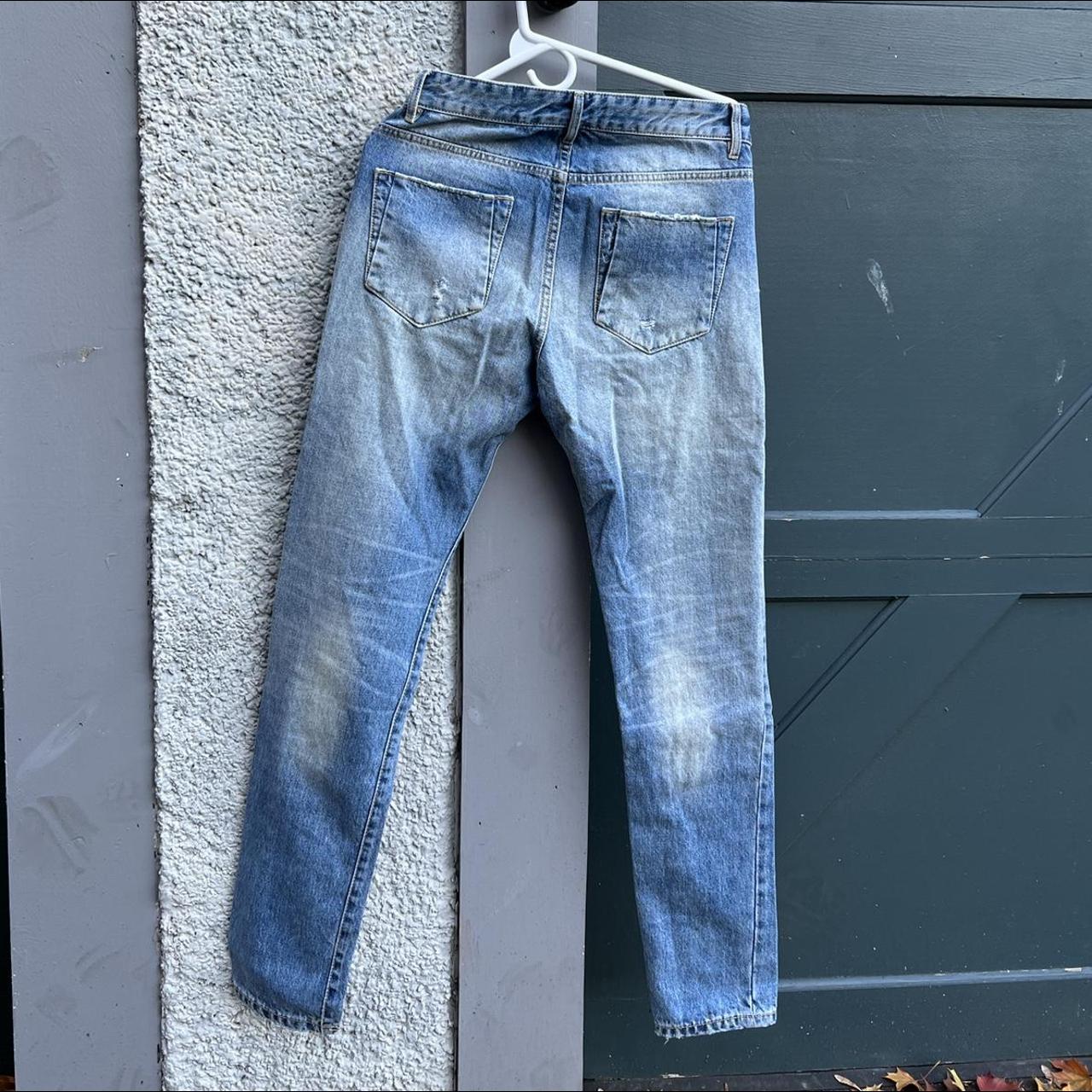 BING- Kith Varick Destroyed Letter Jeans spring... - Depop