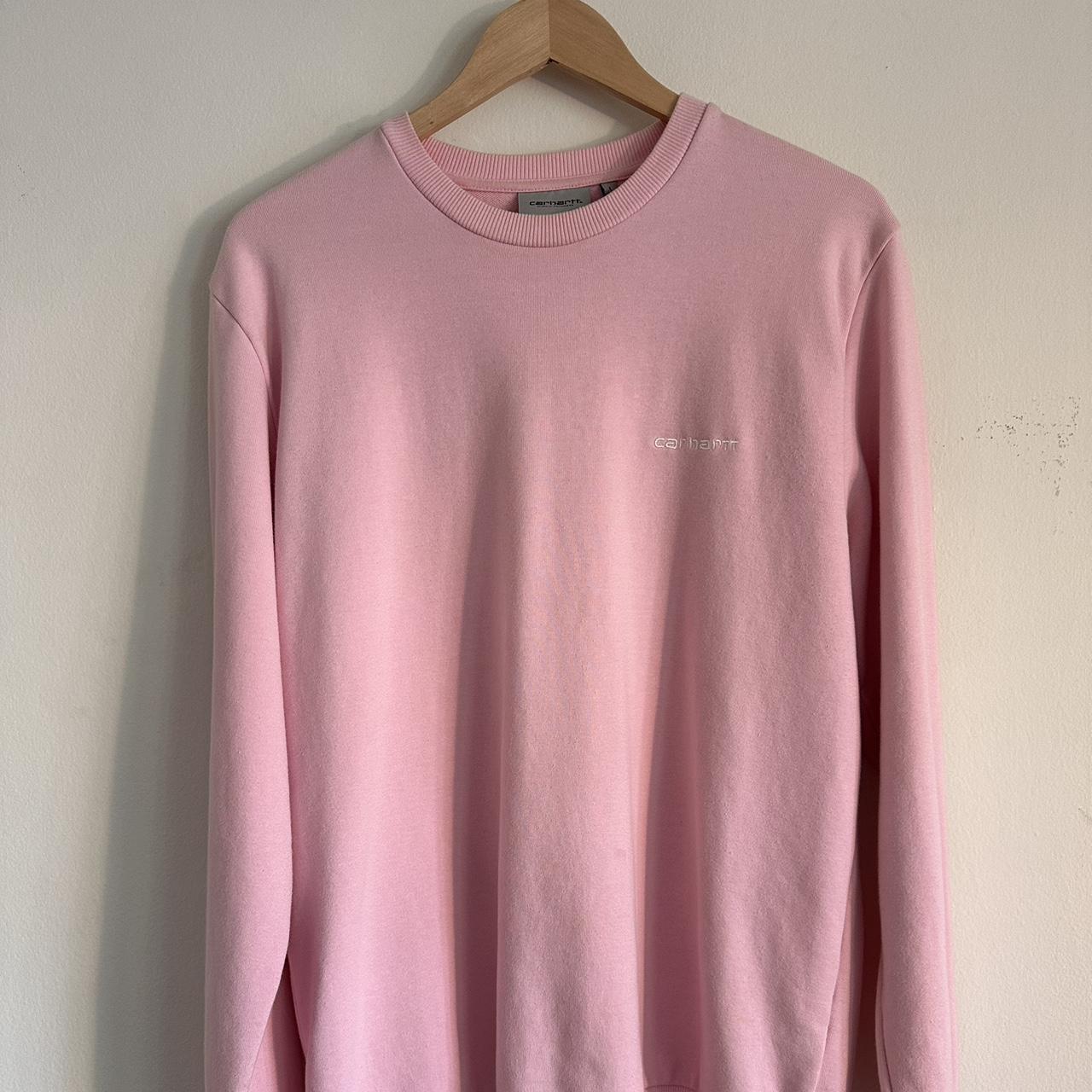 Carhartt WIP Men's Pink Crew Neck Sweatshirt,