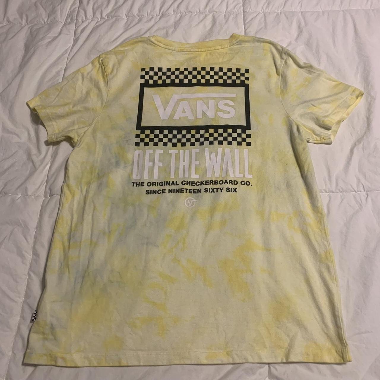 Colorful checkerboard 2024 vans shirt