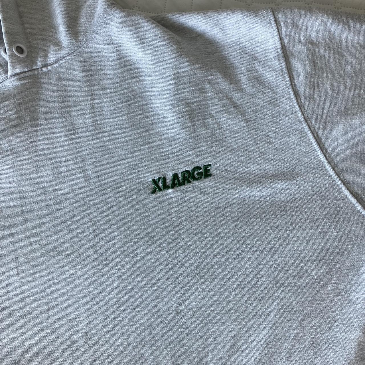 X-LARGE Grey Hoodie 🦍 Good condition a few marks on... - Depop