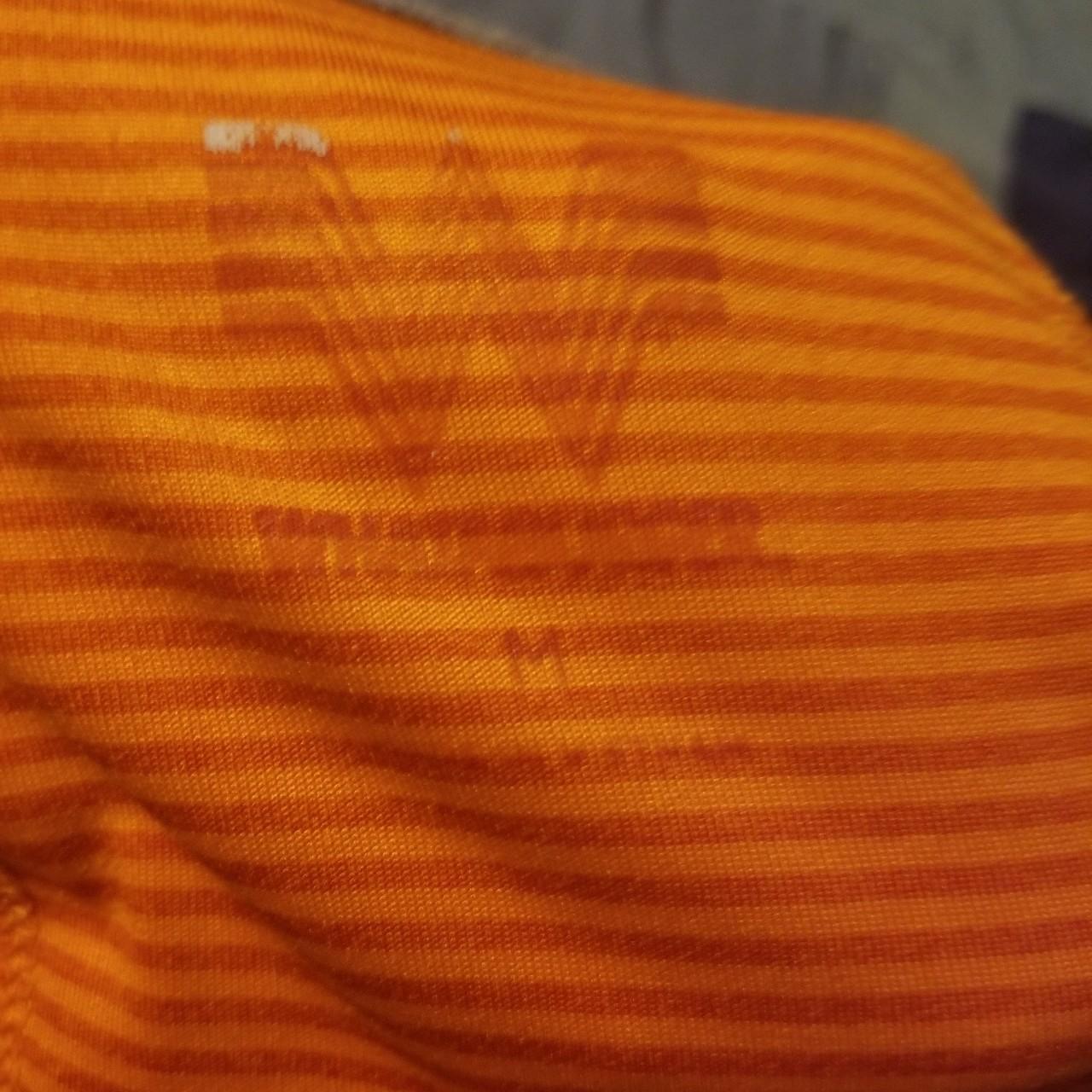 Orange whataburger work shirt small oil stain in the - Depop