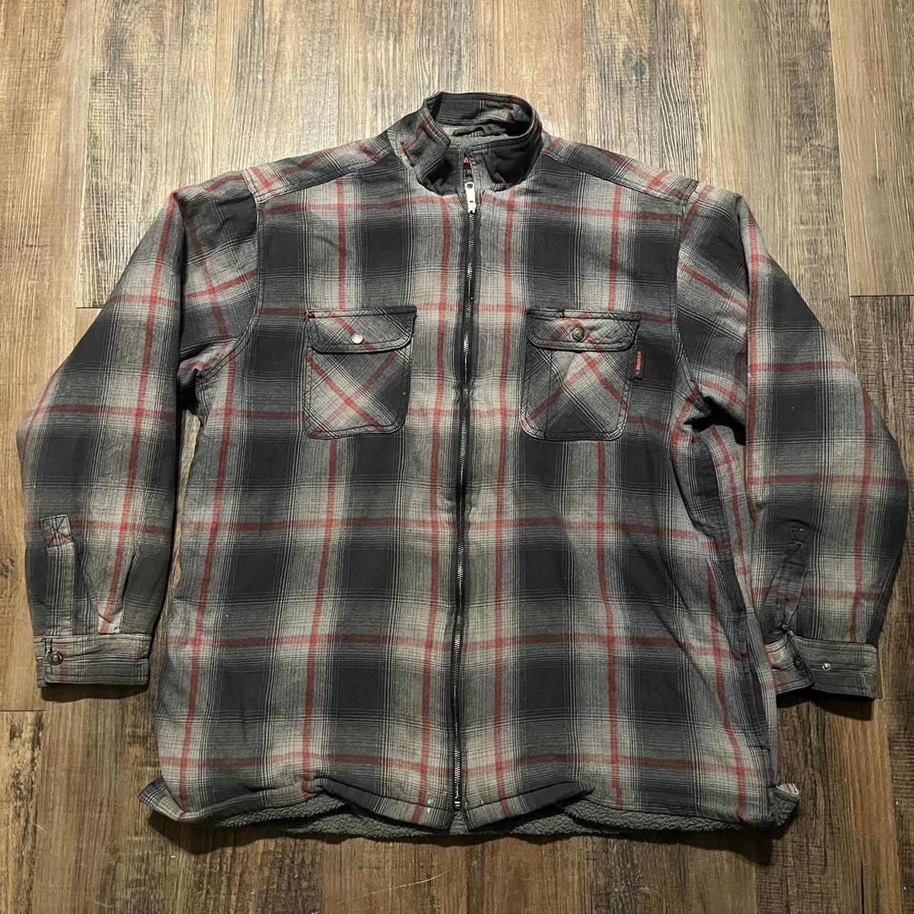 MEN’S FLANNEL JACKET 🍁🍂 Flannel has a mixture of... - Depop