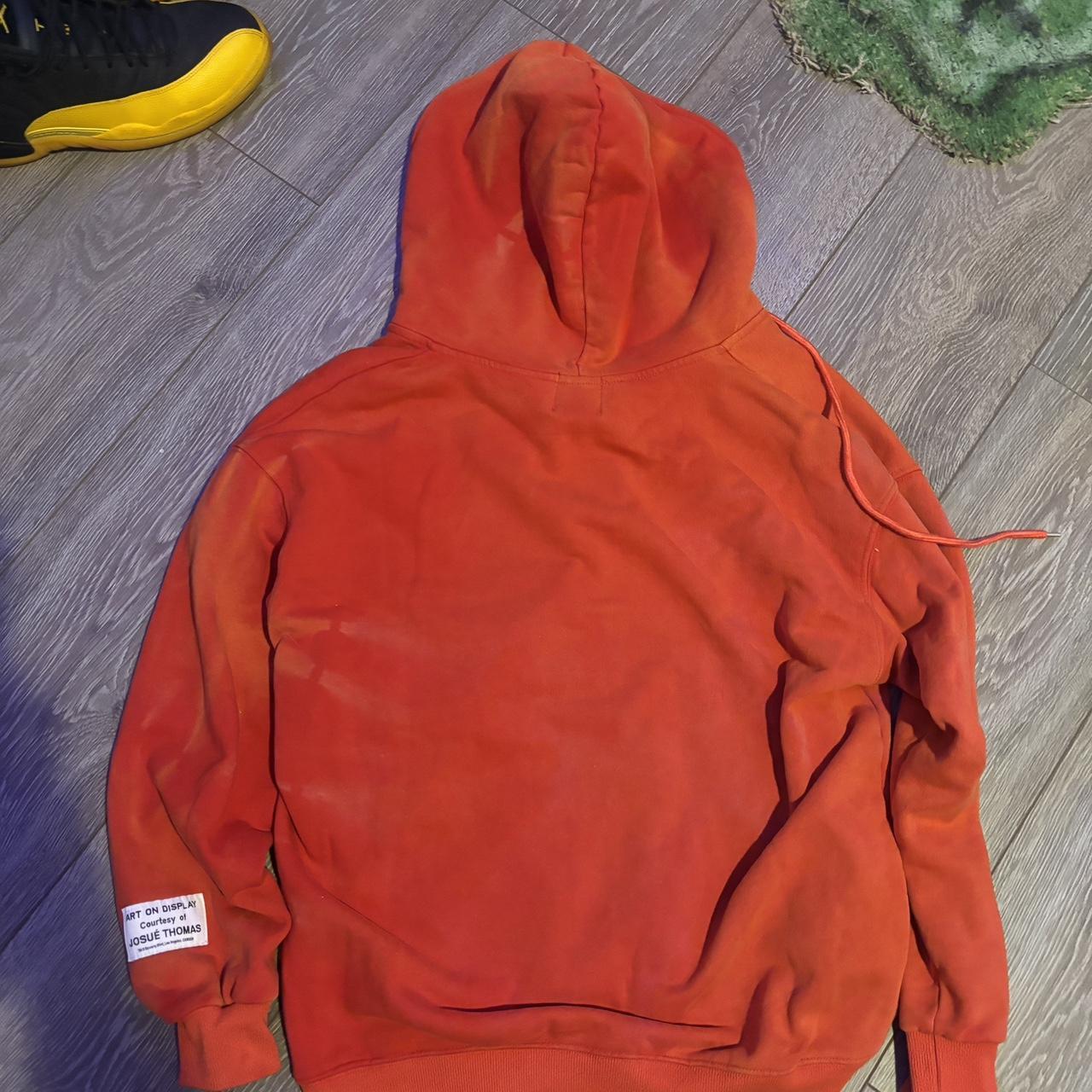 Gallery discount Dept Hoodie Red/Orange Unique Wash sz M