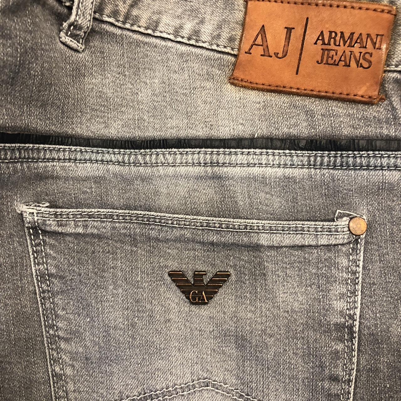 Armani jeans J10 extra slim. Size 33 34. Well worn Depop