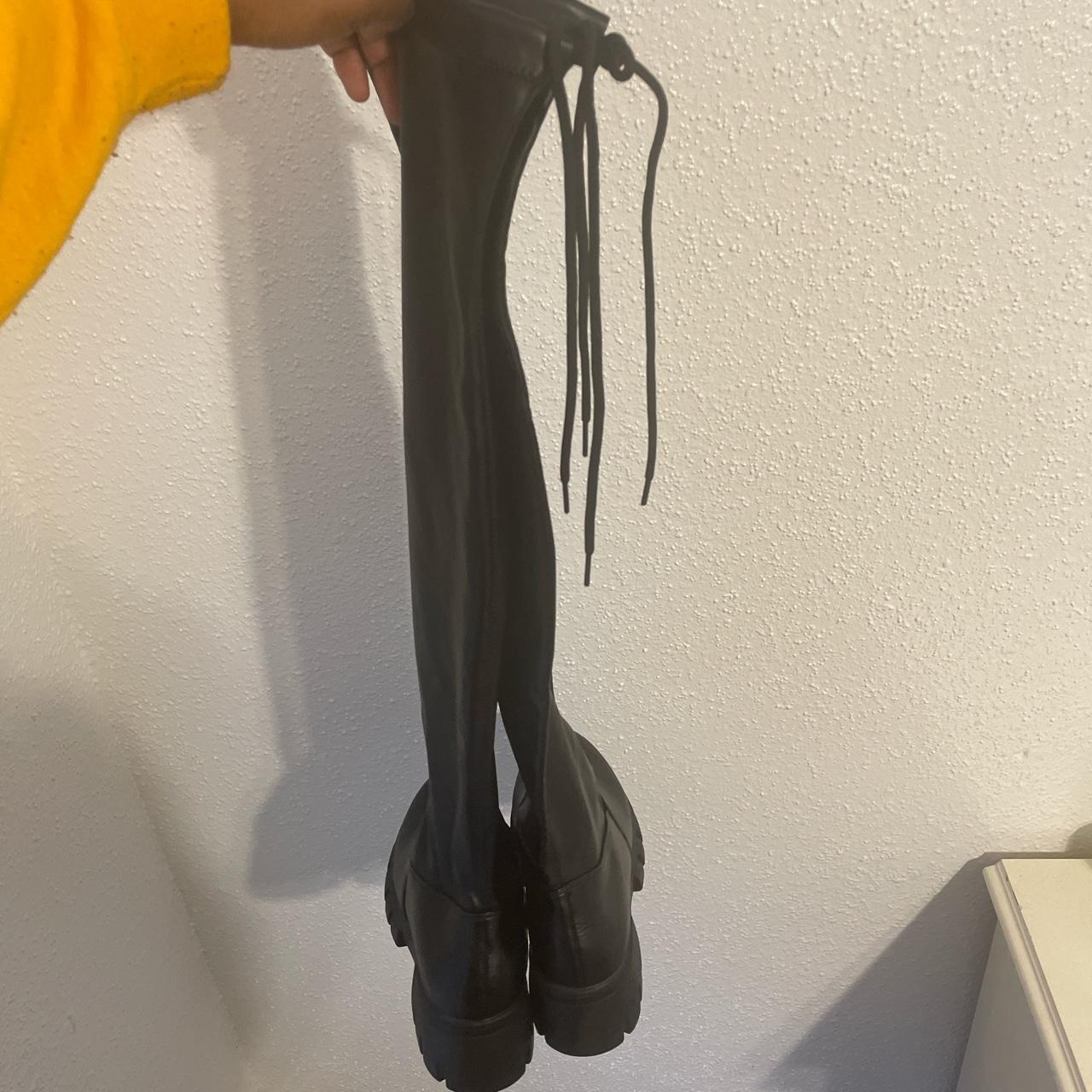 Macy's Women's Black Boots Depop