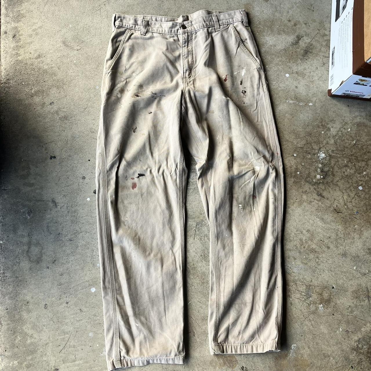 BAGGY DICKEYS PANTS WORK WEAR CARHARTT PANTS STYLE - Depop